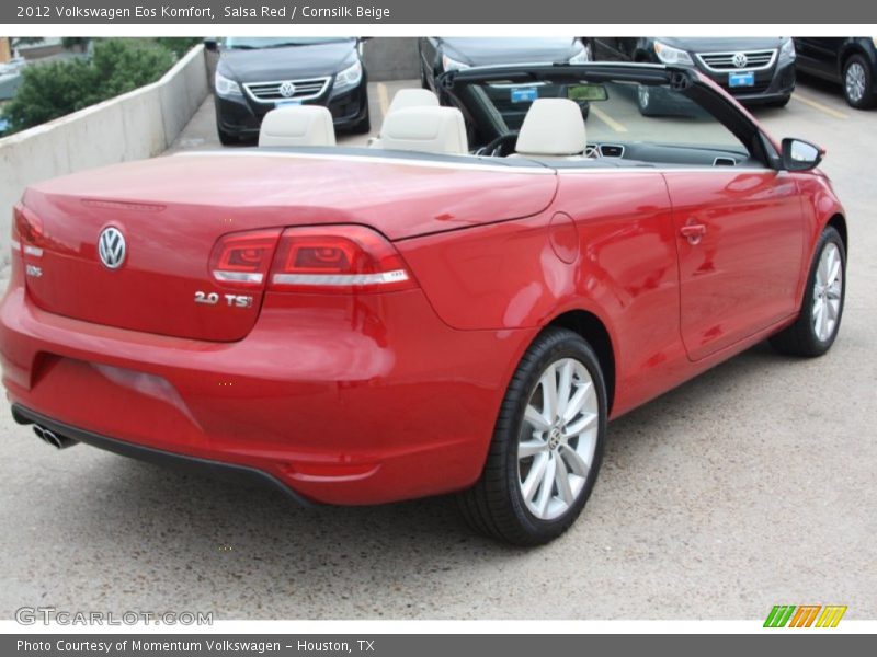Salsa Red / Cornsilk Beige 2012 Volkswagen Eos Komfort