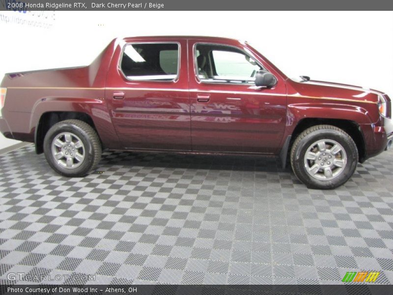 Dark Cherry Pearl / Beige 2008 Honda Ridgeline RTX