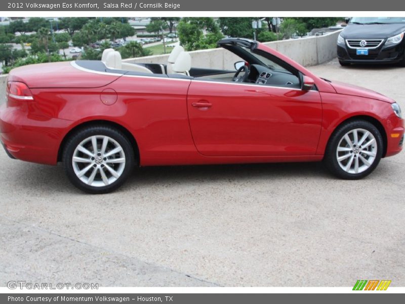 Salsa Red / Cornsilk Beige 2012 Volkswagen Eos Komfort