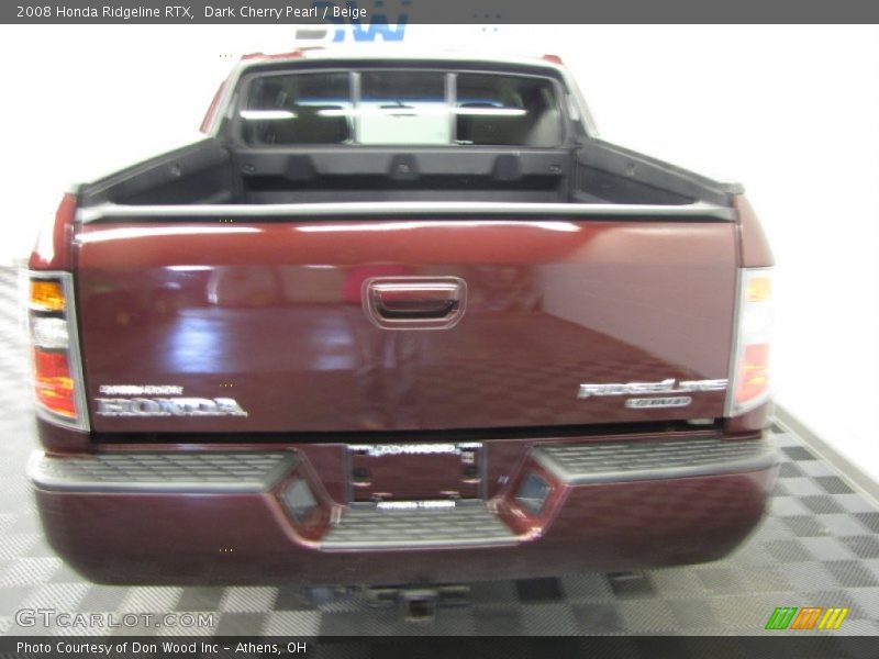Dark Cherry Pearl / Beige 2008 Honda Ridgeline RTX