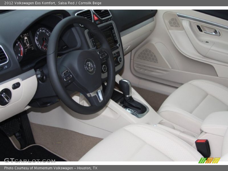 Salsa Red / Cornsilk Beige 2012 Volkswagen Eos Komfort