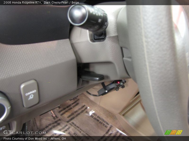 Dark Cherry Pearl / Beige 2008 Honda Ridgeline RTX