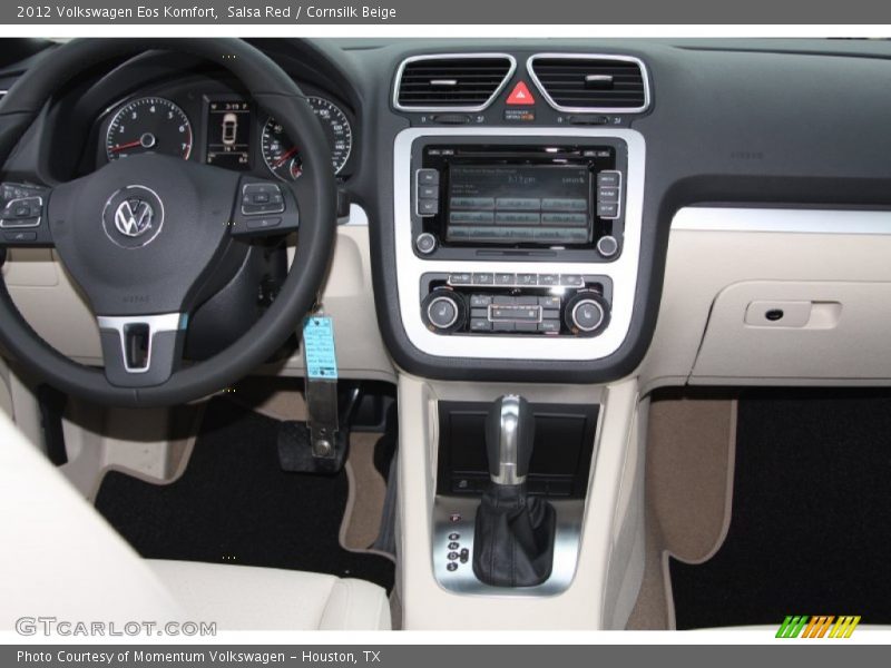Salsa Red / Cornsilk Beige 2012 Volkswagen Eos Komfort