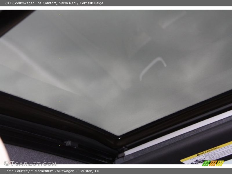 Salsa Red / Cornsilk Beige 2012 Volkswagen Eos Komfort
