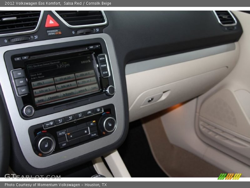 Salsa Red / Cornsilk Beige 2012 Volkswagen Eos Komfort