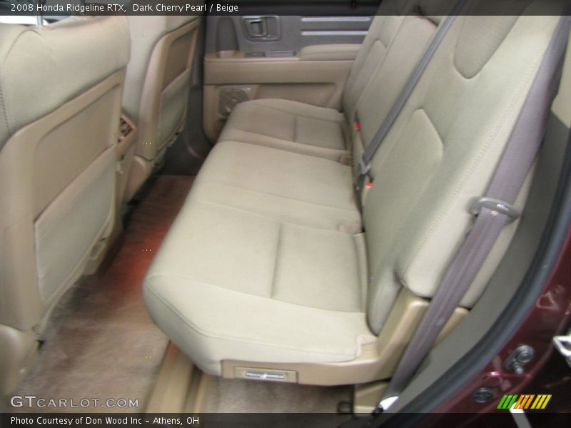 Dark Cherry Pearl / Beige 2008 Honda Ridgeline RTX