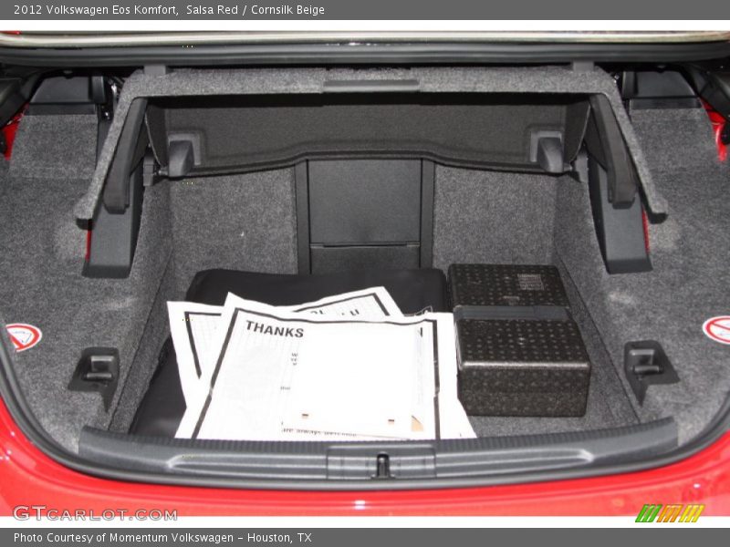 Salsa Red / Cornsilk Beige 2012 Volkswagen Eos Komfort