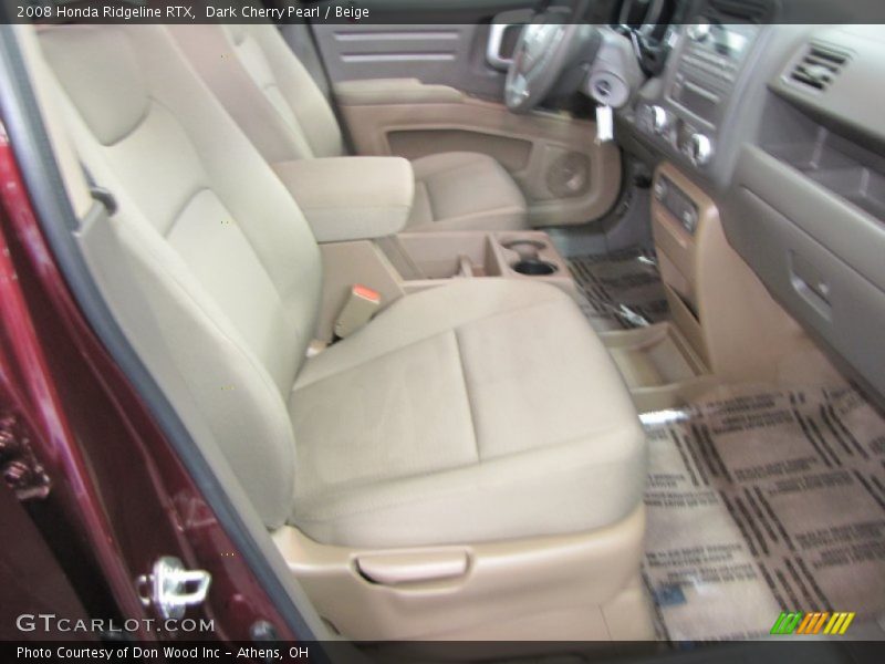 Dark Cherry Pearl / Beige 2008 Honda Ridgeline RTX
