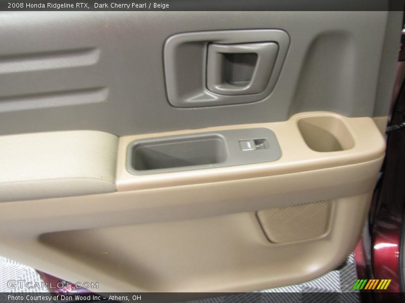 Dark Cherry Pearl / Beige 2008 Honda Ridgeline RTX