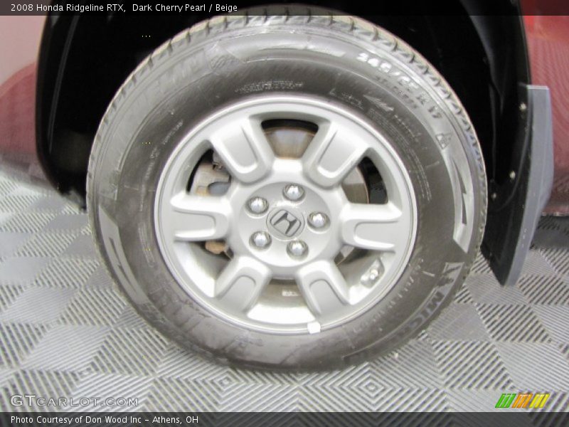 Dark Cherry Pearl / Beige 2008 Honda Ridgeline RTX
