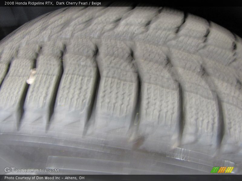 Dark Cherry Pearl / Beige 2008 Honda Ridgeline RTX