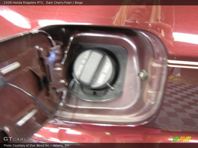 Dark Cherry Pearl / Beige 2008 Honda Ridgeline RTX