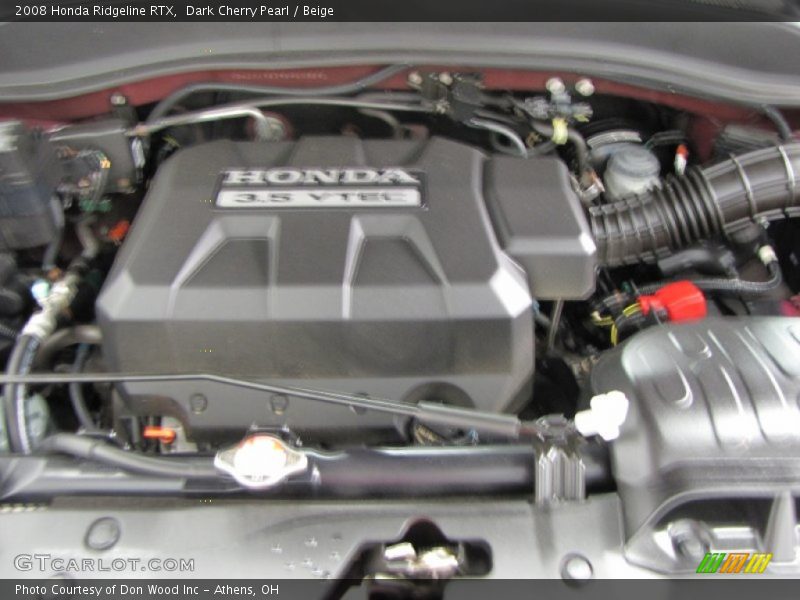 Dark Cherry Pearl / Beige 2008 Honda Ridgeline RTX