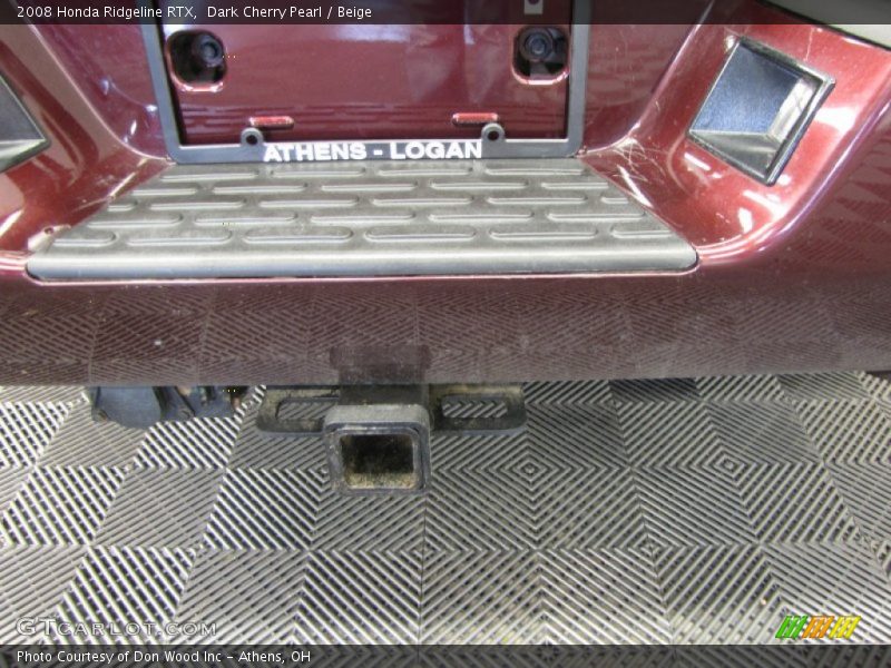 Dark Cherry Pearl / Beige 2008 Honda Ridgeline RTX