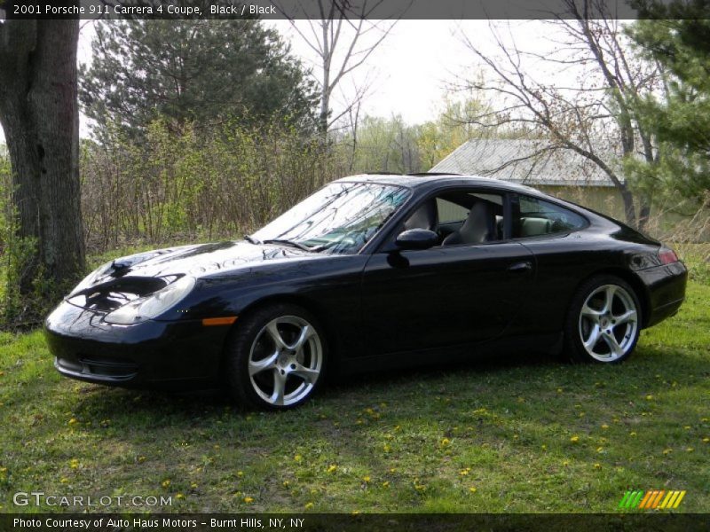 Black / Black 2001 Porsche 911 Carrera 4 Coupe