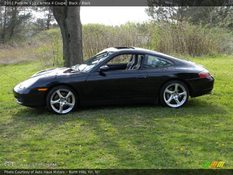 Black / Black 2001 Porsche 911 Carrera 4 Coupe