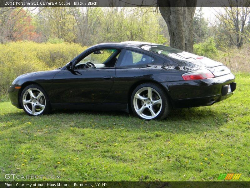 Black / Black 2001 Porsche 911 Carrera 4 Coupe
