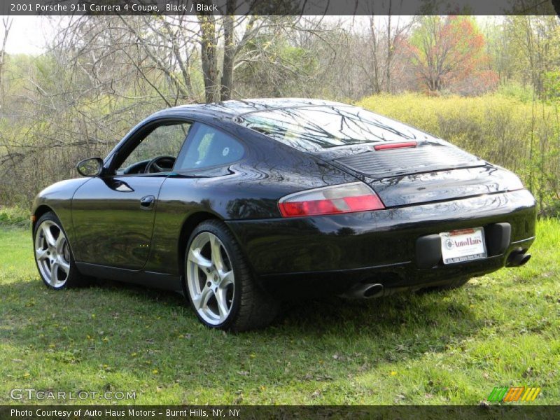 Black / Black 2001 Porsche 911 Carrera 4 Coupe