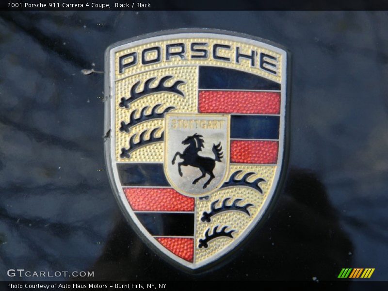 Black / Black 2001 Porsche 911 Carrera 4 Coupe
