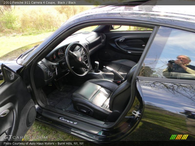 Black / Black 2001 Porsche 911 Carrera 4 Coupe