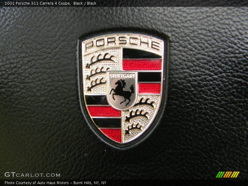 Black / Black 2001 Porsche 911 Carrera 4 Coupe
