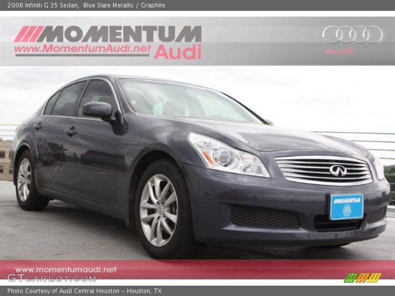 Blue Slate Metallic / Graphite 2008 Infiniti G 35 Sedan