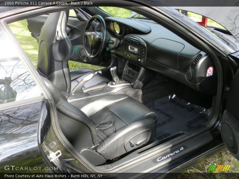 Black / Black 2001 Porsche 911 Carrera 4 Coupe