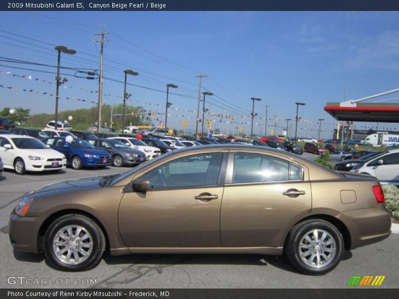 Canyon Beige Pearl / Beige 2009 Mitsubishi Galant ES