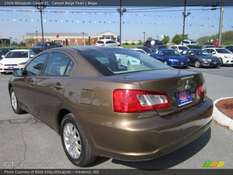 Canyon Beige Pearl / Beige 2009 Mitsubishi Galant ES