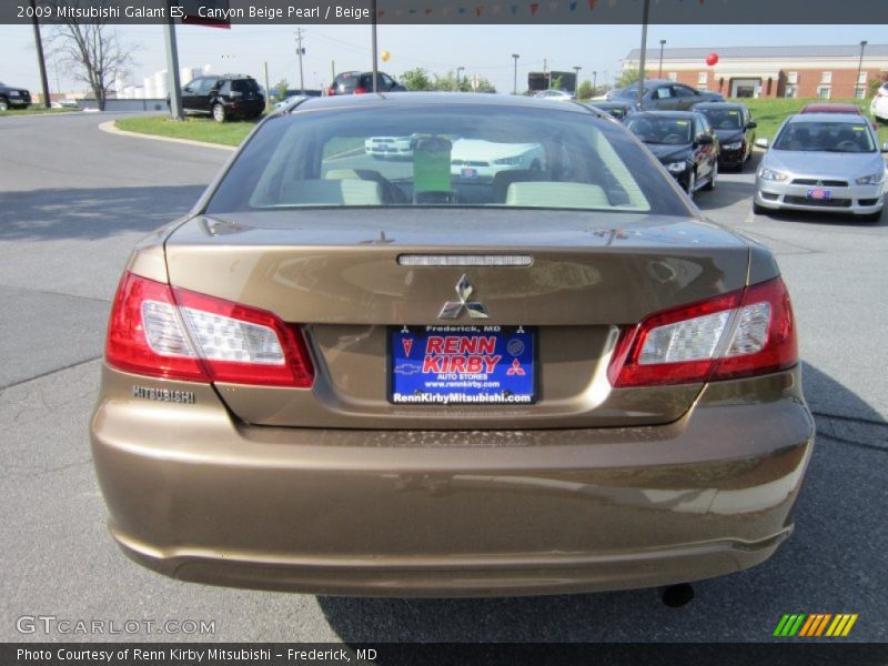 Canyon Beige Pearl / Beige 2009 Mitsubishi Galant ES