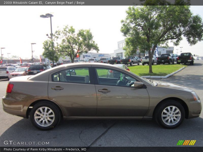 Canyon Beige Pearl / Beige 2009 Mitsubishi Galant ES