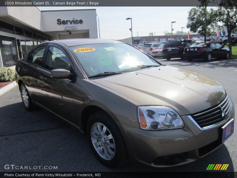 Canyon Beige Pearl / Beige 2009 Mitsubishi Galant ES