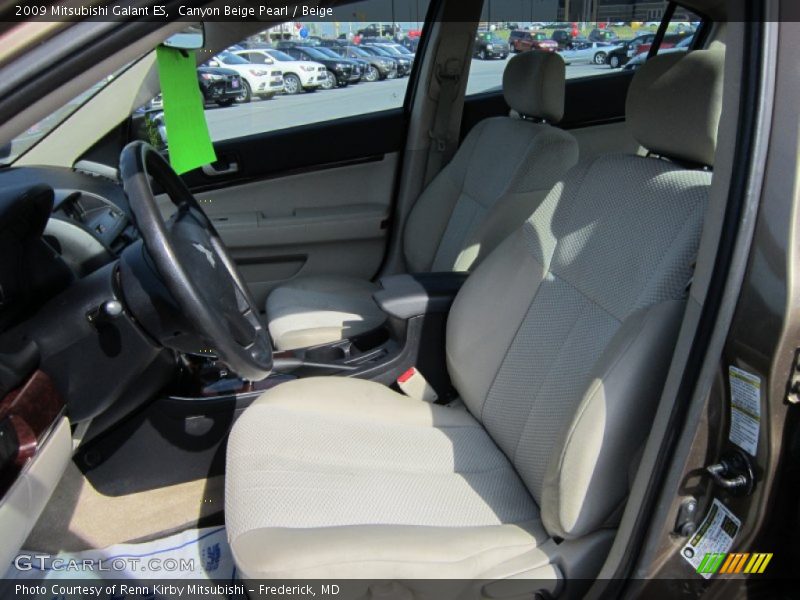 Canyon Beige Pearl / Beige 2009 Mitsubishi Galant ES