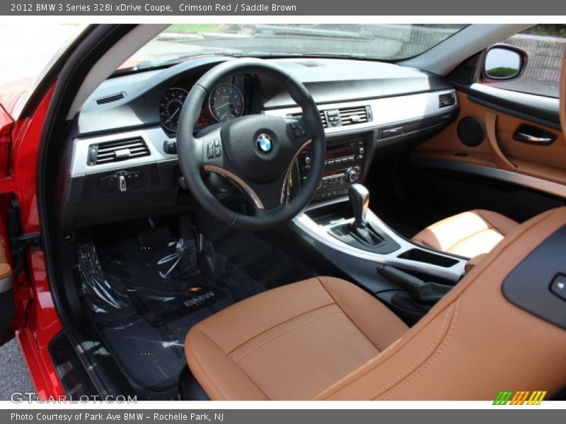 Crimson Red / Saddle Brown 2012 BMW 3 Series 328i xDrive Coupe