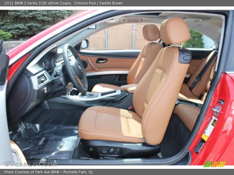  2012 3 Series 328i xDrive Coupe Saddle Brown Interior