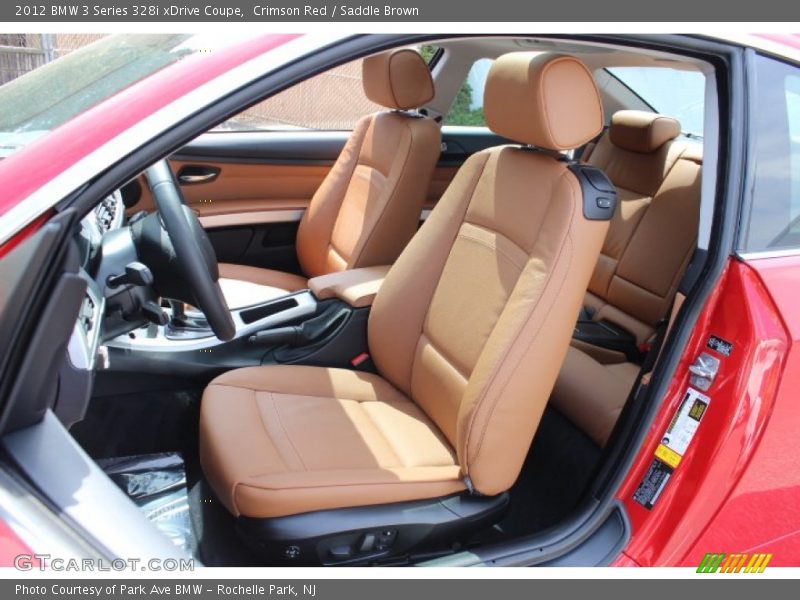 Front Seat of 2012 3 Series 328i xDrive Coupe