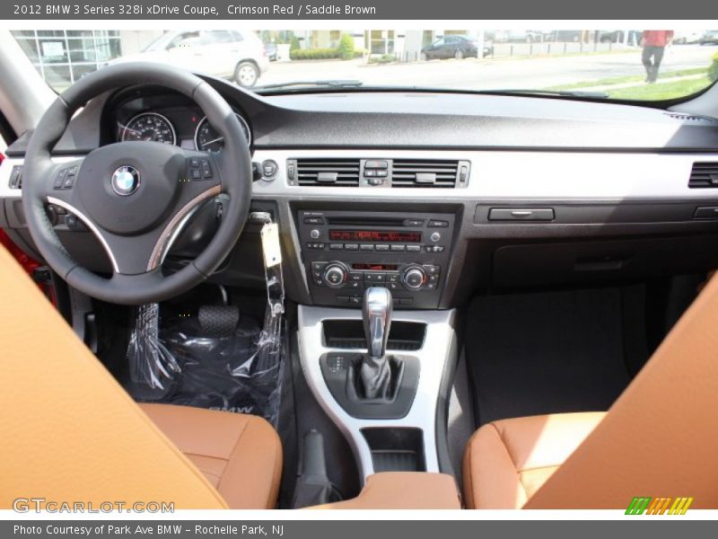 Crimson Red / Saddle Brown 2012 BMW 3 Series 328i xDrive Coupe