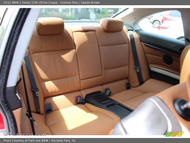 Rear Seat of 2012 3 Series 328i xDrive Coupe