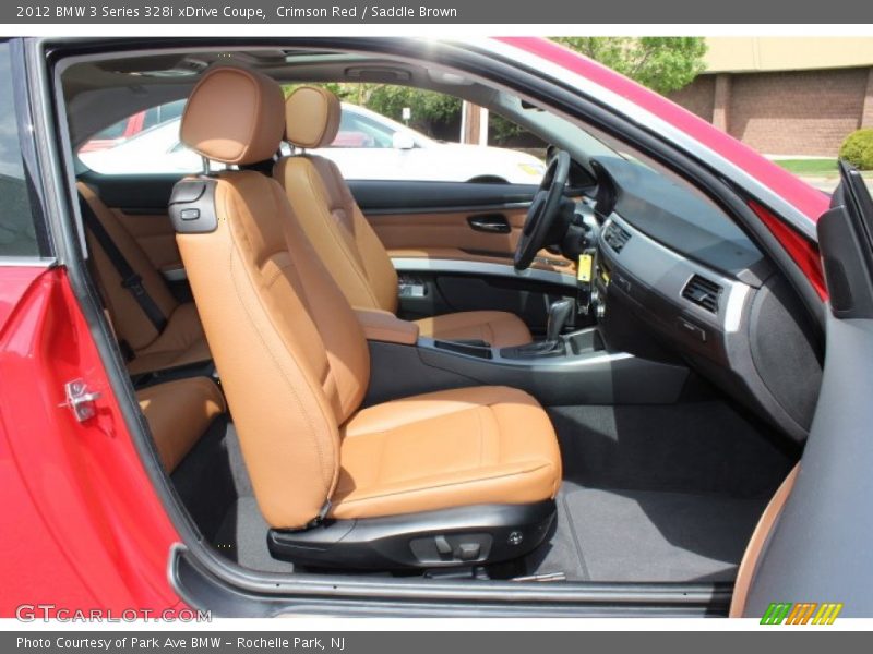 Crimson Red / Saddle Brown 2012 BMW 3 Series 328i xDrive Coupe