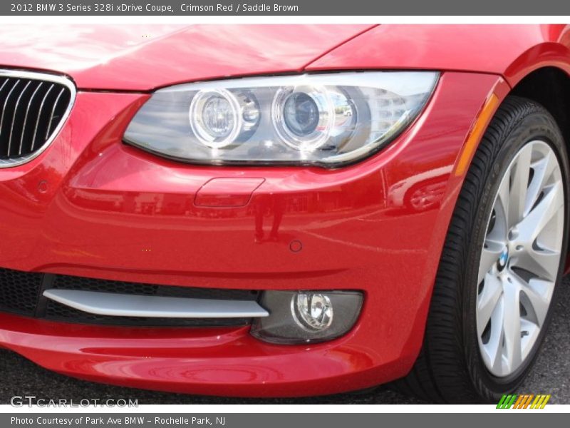 Crimson Red / Saddle Brown 2012 BMW 3 Series 328i xDrive Coupe