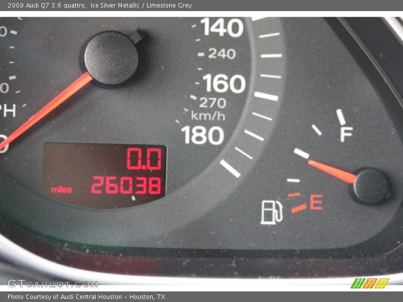 Ice Silver Metallic / Limestone Grey 2009 Audi Q7 3.6 quattro