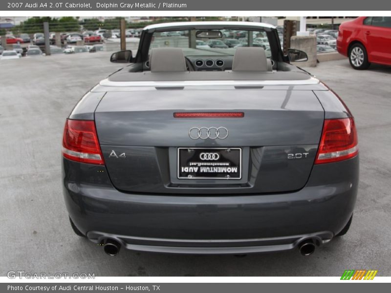 Dolphin Gray Metallic / Platinum 2007 Audi A4 2.0T Cabriolet