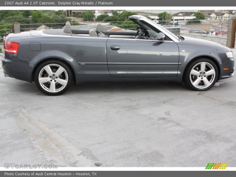 Dolphin Gray Metallic / Platinum 2007 Audi A4 2.0T Cabriolet