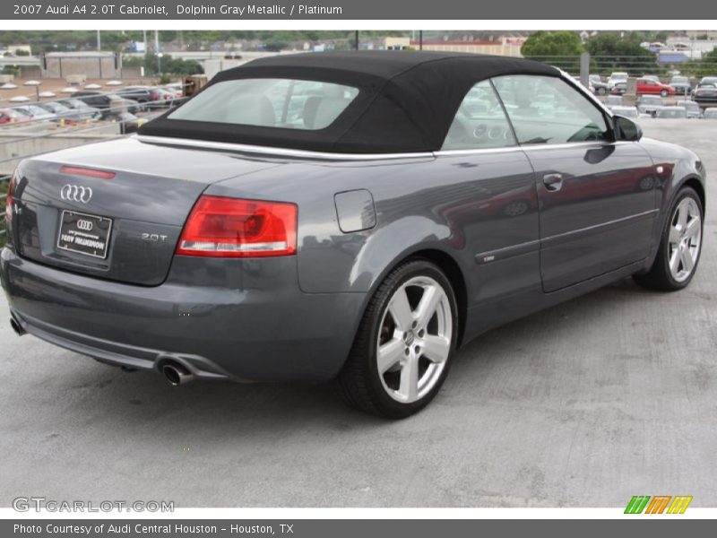 Dolphin Gray Metallic / Platinum 2007 Audi A4 2.0T Cabriolet