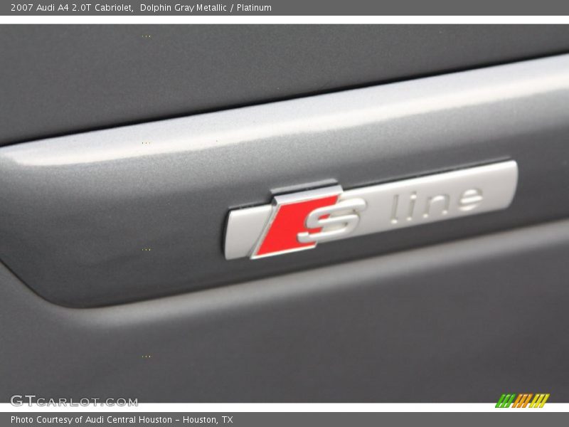 Dolphin Gray Metallic / Platinum 2007 Audi A4 2.0T Cabriolet