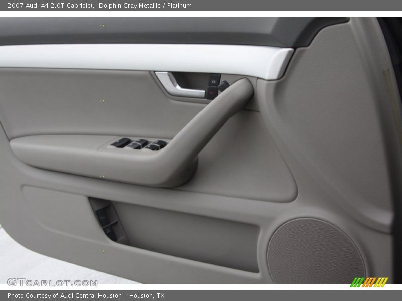 Dolphin Gray Metallic / Platinum 2007 Audi A4 2.0T Cabriolet