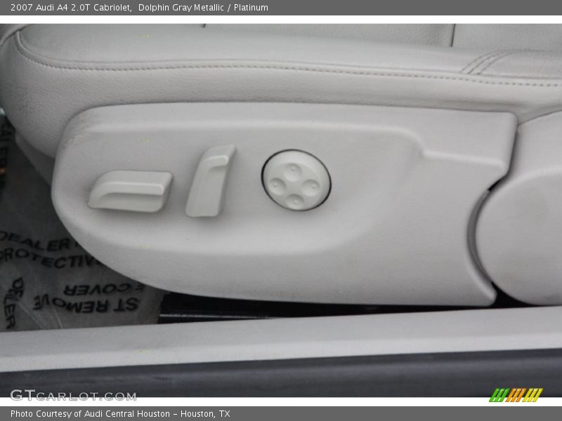 Dolphin Gray Metallic / Platinum 2007 Audi A4 2.0T Cabriolet