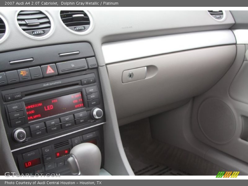 Dolphin Gray Metallic / Platinum 2007 Audi A4 2.0T Cabriolet