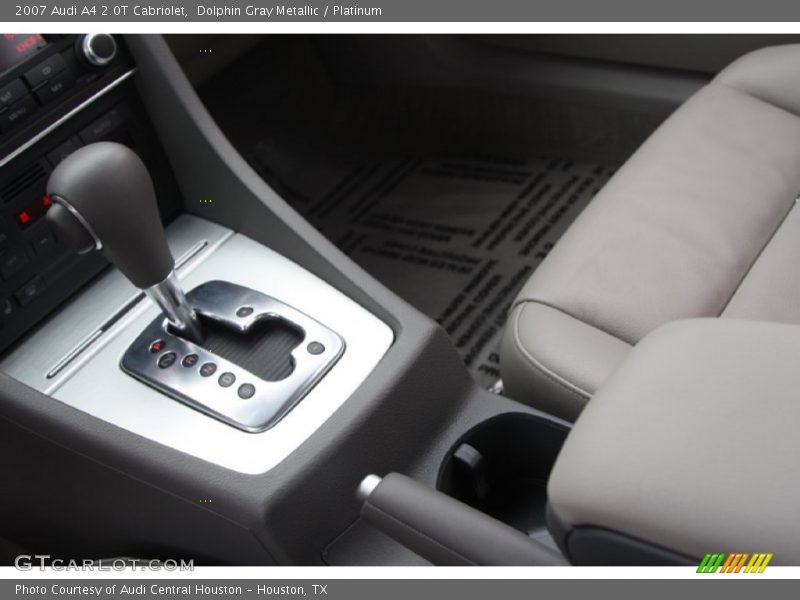 Dolphin Gray Metallic / Platinum 2007 Audi A4 2.0T Cabriolet