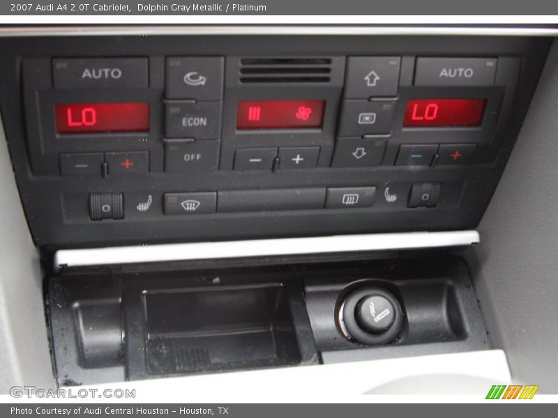 Dolphin Gray Metallic / Platinum 2007 Audi A4 2.0T Cabriolet